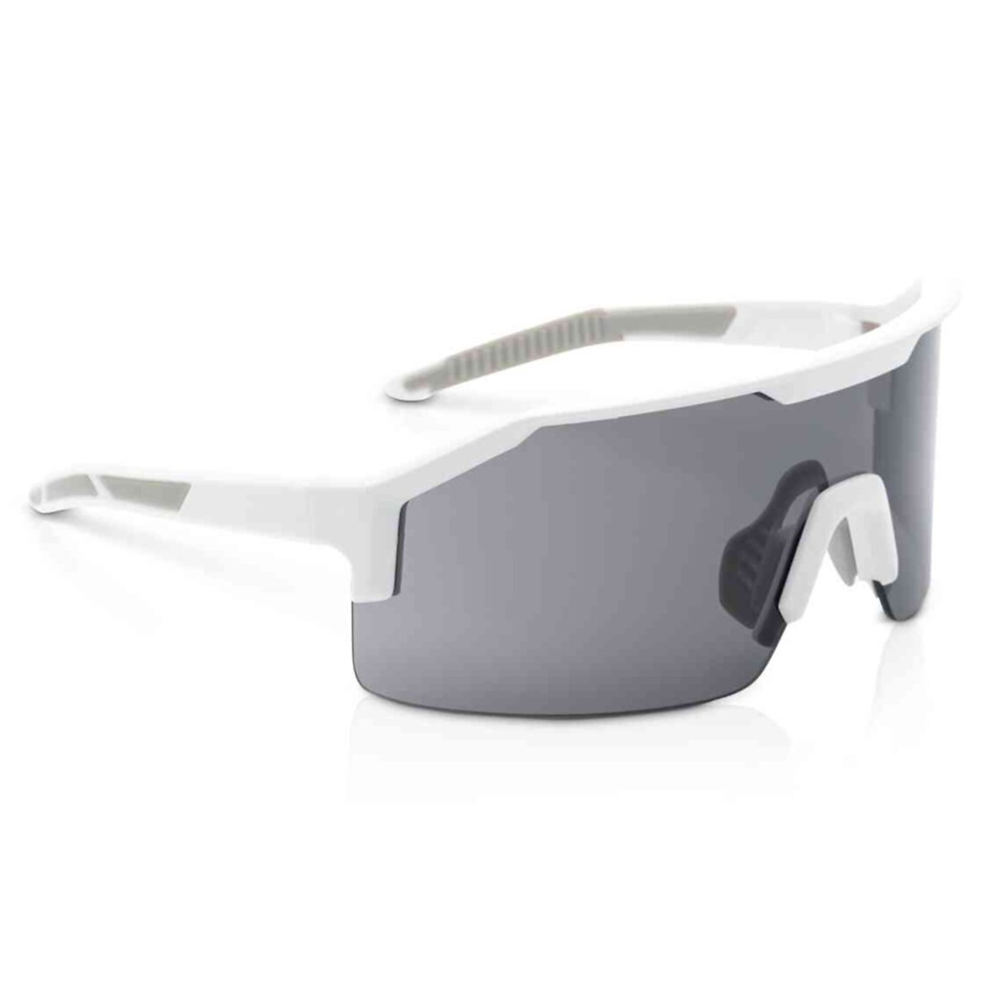 Jackson Safety Maxview+ Safety Glasses — Smoke Lens, White Frame, Anti-Fog, Model# 60004